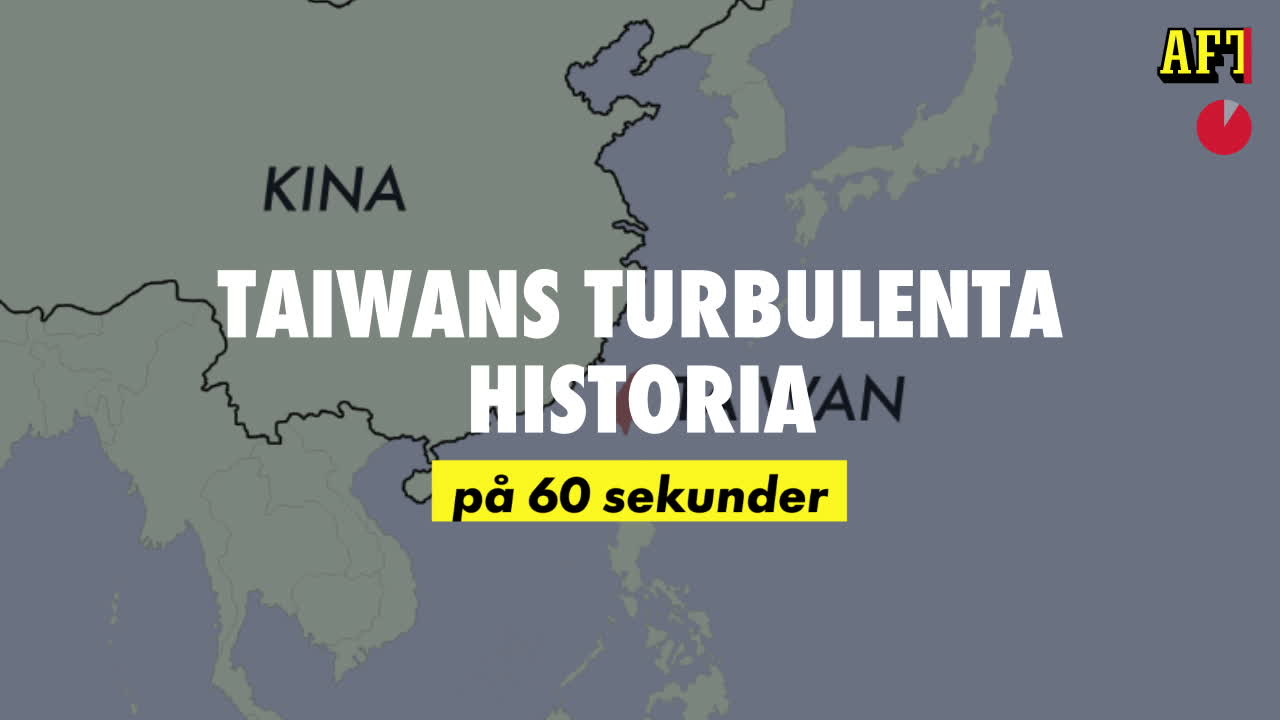 Konflikten mellan Kina och Taiwan – på 60 sekunder