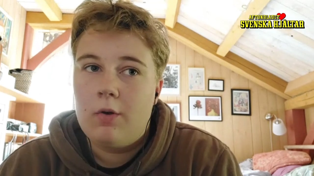 Isaak, 17, renar Moraån på skräp – vill inspirera andra