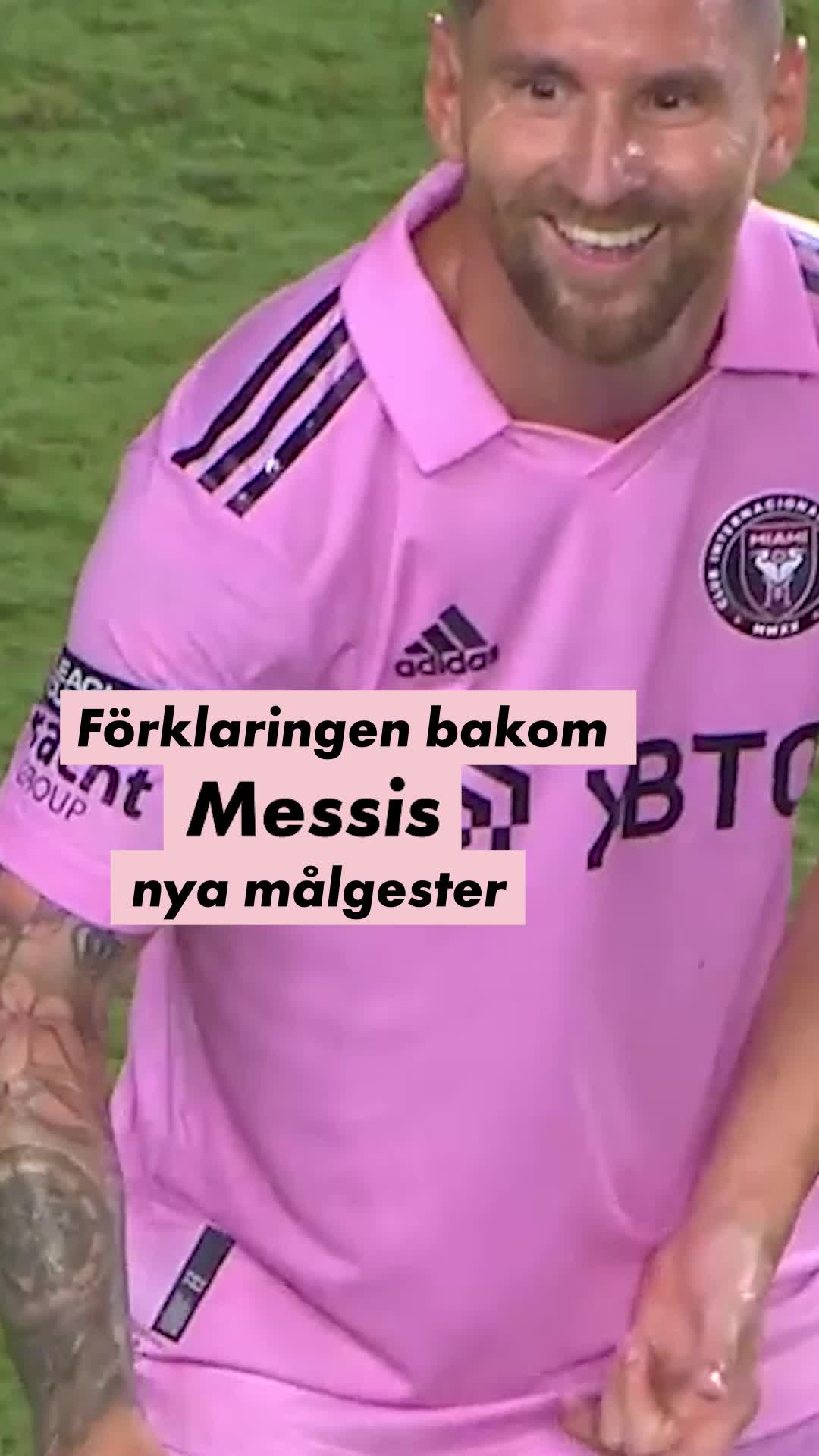 Förklaringen bakom Messis målgester