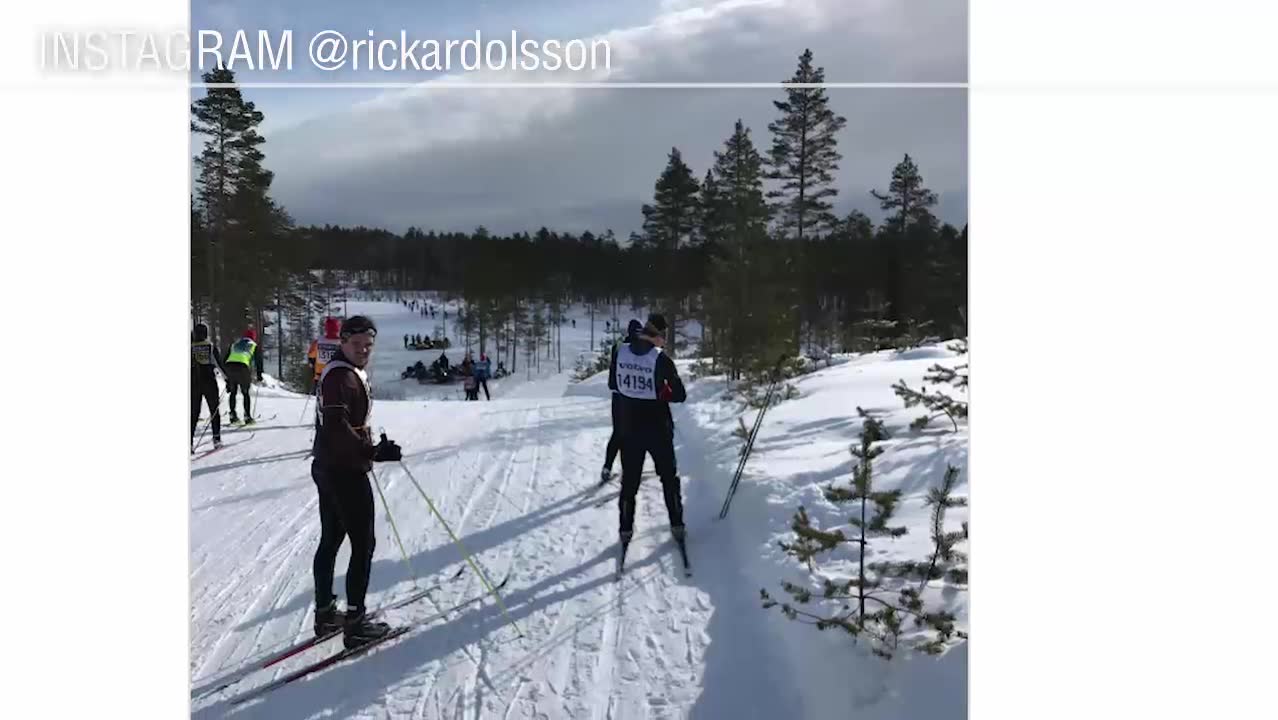 Rickard  Olsson petades av SVT — åkte Vasaloppet ändå