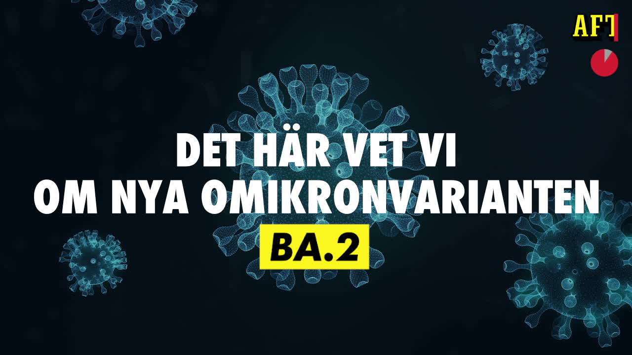 Det vet vi om nya omikronvarianten BA.2