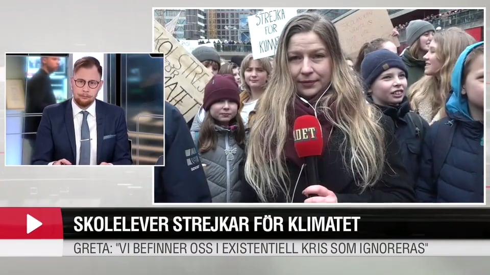 Greta Thunberg under klimatmanifestationen: "Ni stjäl vår framtid"