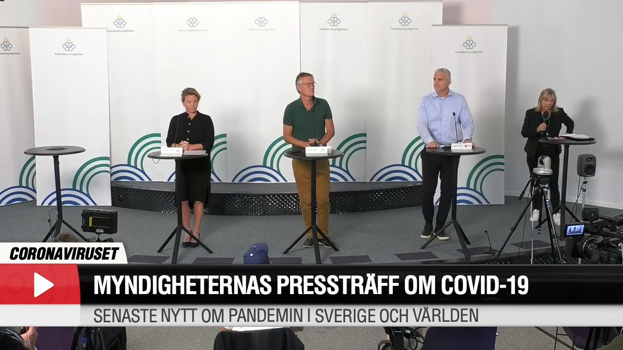 Hör hela myndigheternas pressträff om covid-19, 28 juli