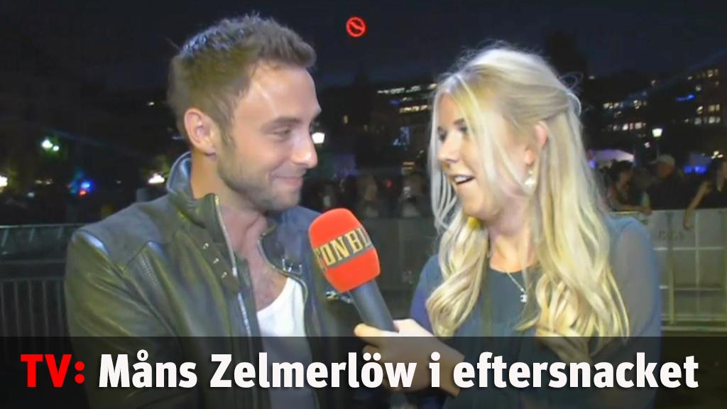 Måns Zelmerlöw i eftersnacket