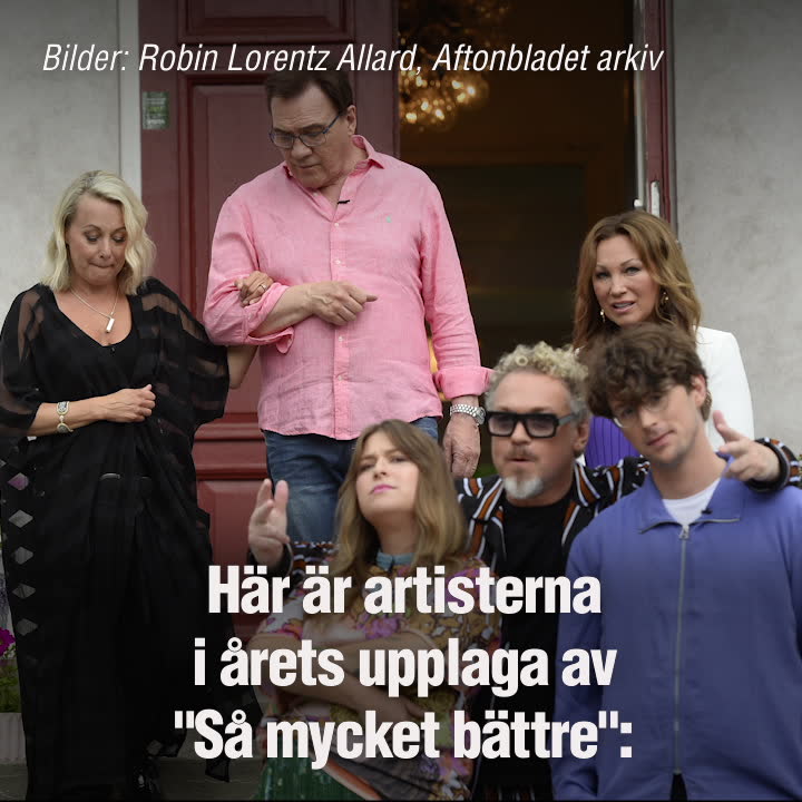 Här är årets deltagare i ”Så mycket bättre"