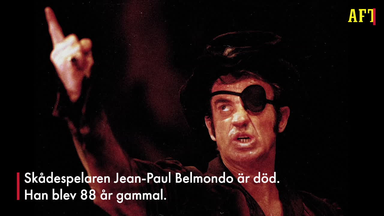 Skådespelaren Jean-Paul Belmondo är död