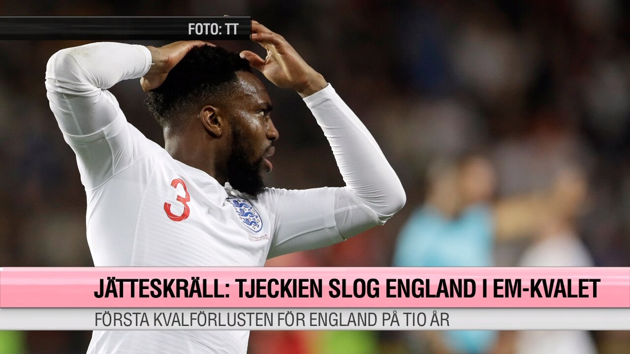 Jätteskrällen: Englands första EM-kvalförlust på tio år