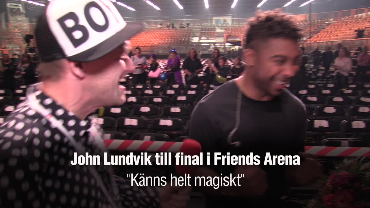 John Lundvik till final i Globen