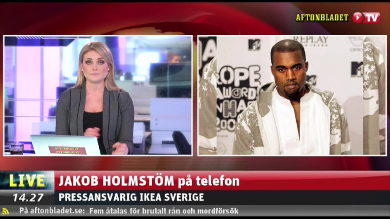 Hemligt besök av Kanye West - i Älmhult