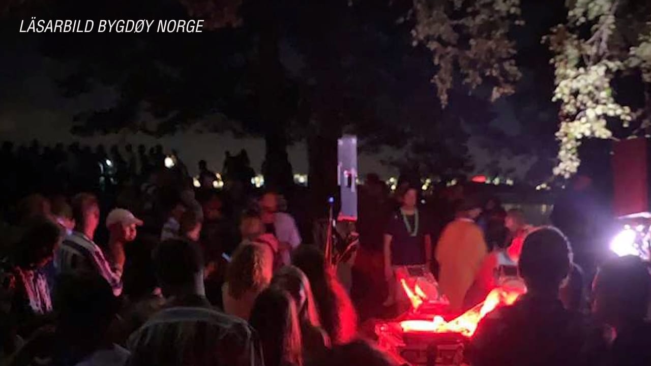 Festkaos första natten med alkoholförbud