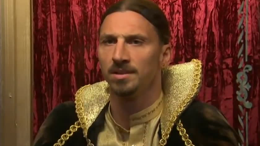 Zlatan dyker upp – som spåman