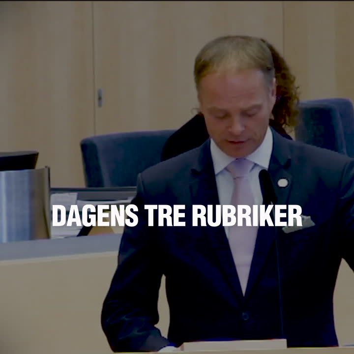 Dagens tre rubriker 4 september