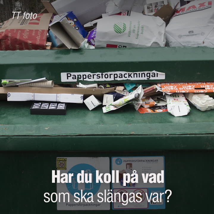 Skräpet du källsorterar fel