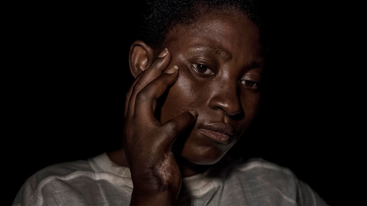 Hon blev skjuten av banditer under flykten