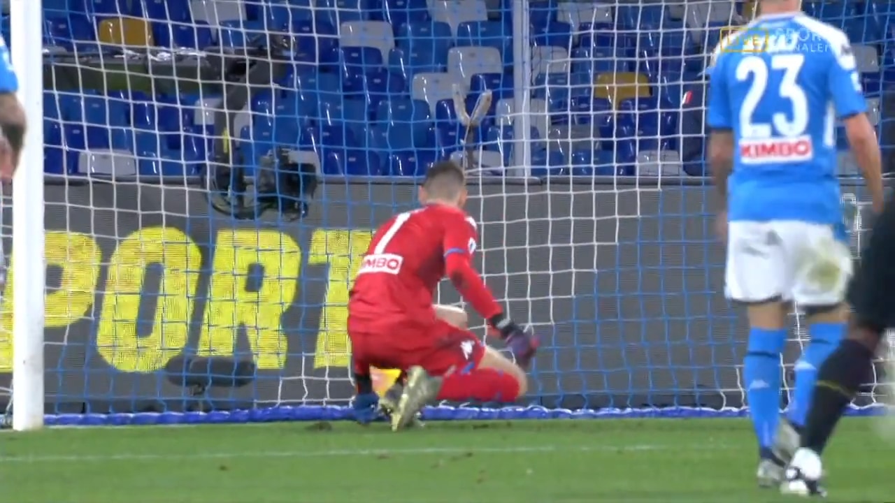 Napolimålvakten bakom Inters seger