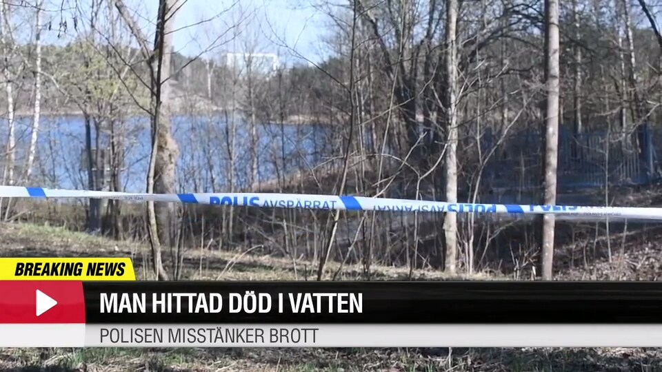 Man hittad död i vatten