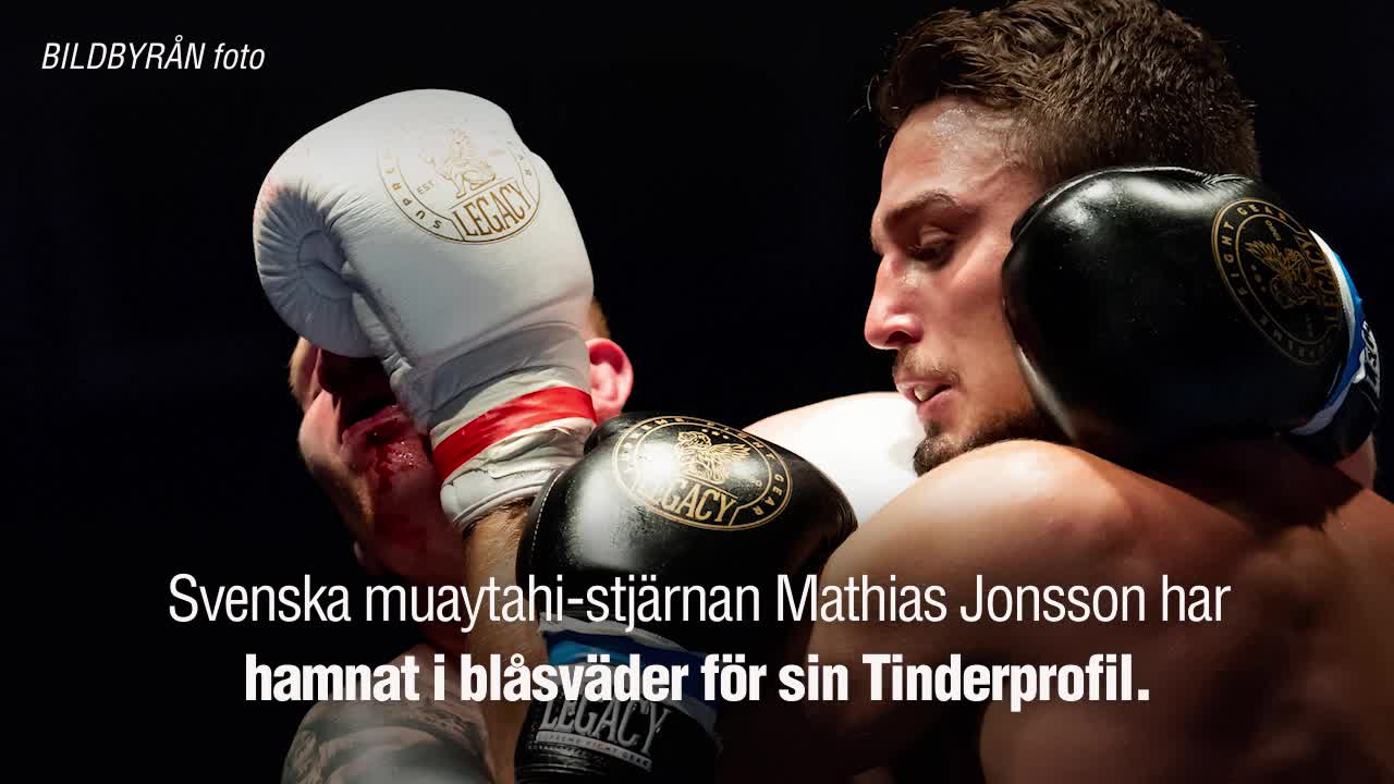 Svenska Muaythaistjärnan i blåsväder efter Tinderprofil
