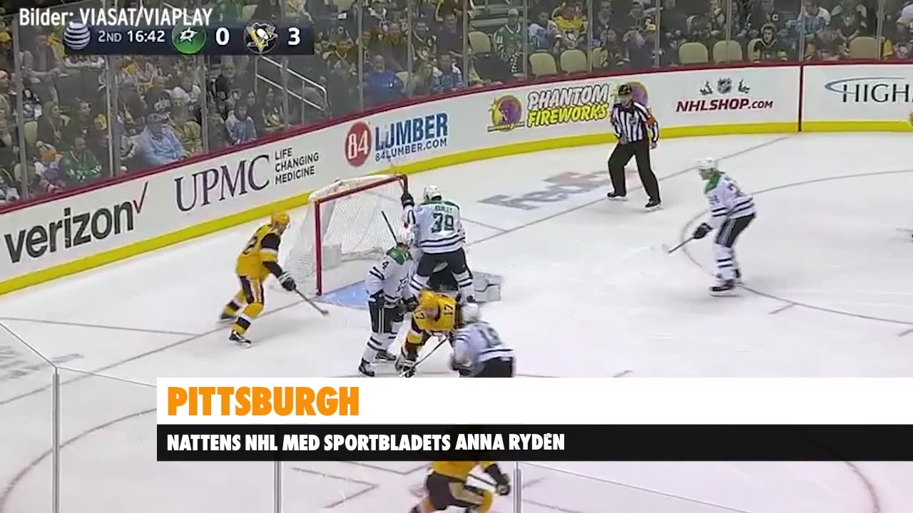Hörnqvist målskytt – när Pittsburgh vann