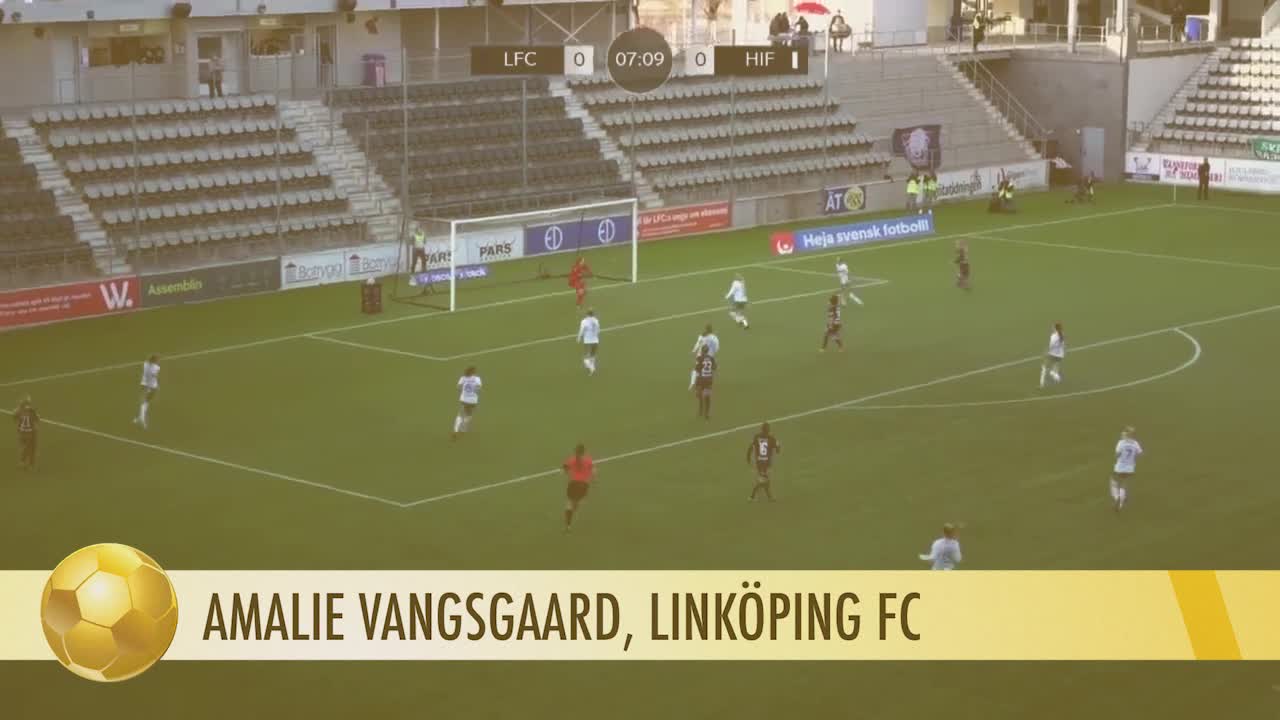 Årets hattrick - Amalie Vangsgaard, Linköping FC