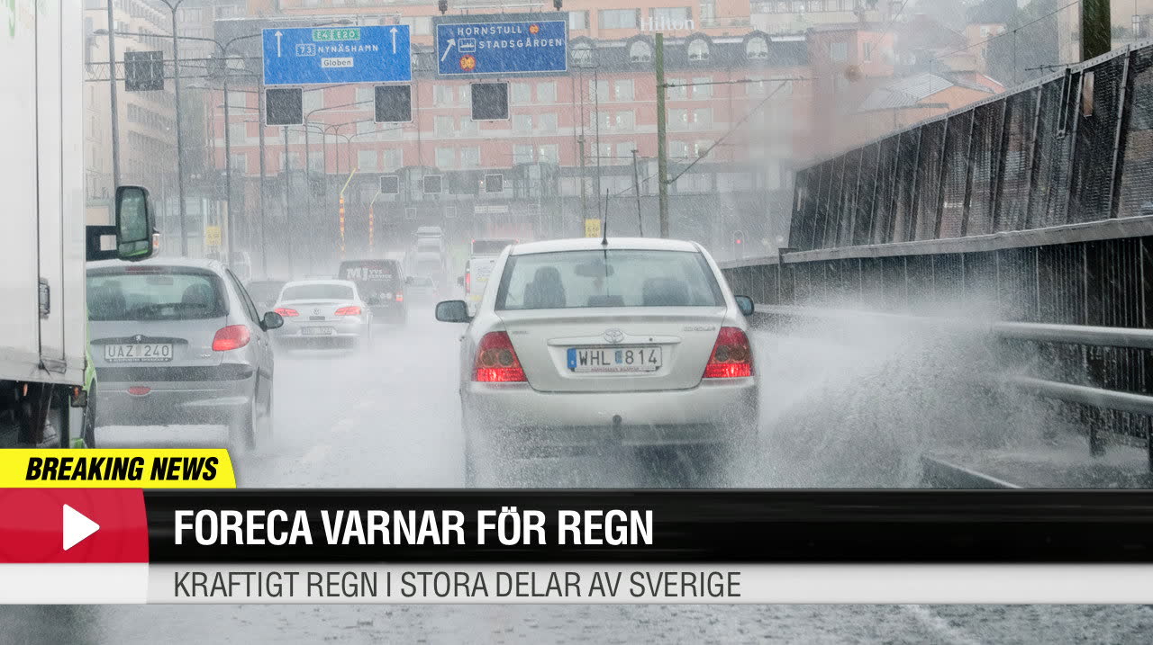 SMHI varnar för kraftigt regn