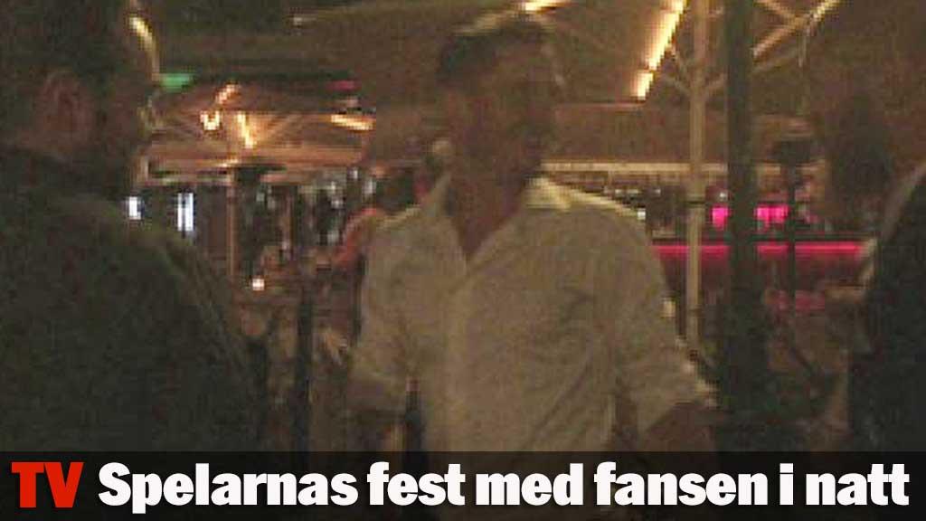 MFF-stjärnornas fest med fansen i natt