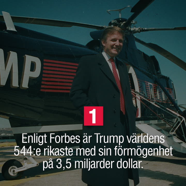 Pengarna, golfen, äktenskapen – här är fem fakta om Trump