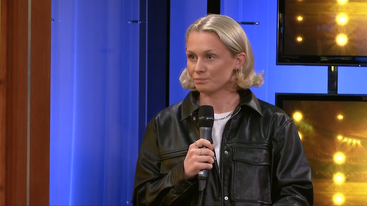 Emilia Larsson i tårar - vinner årets genombrott