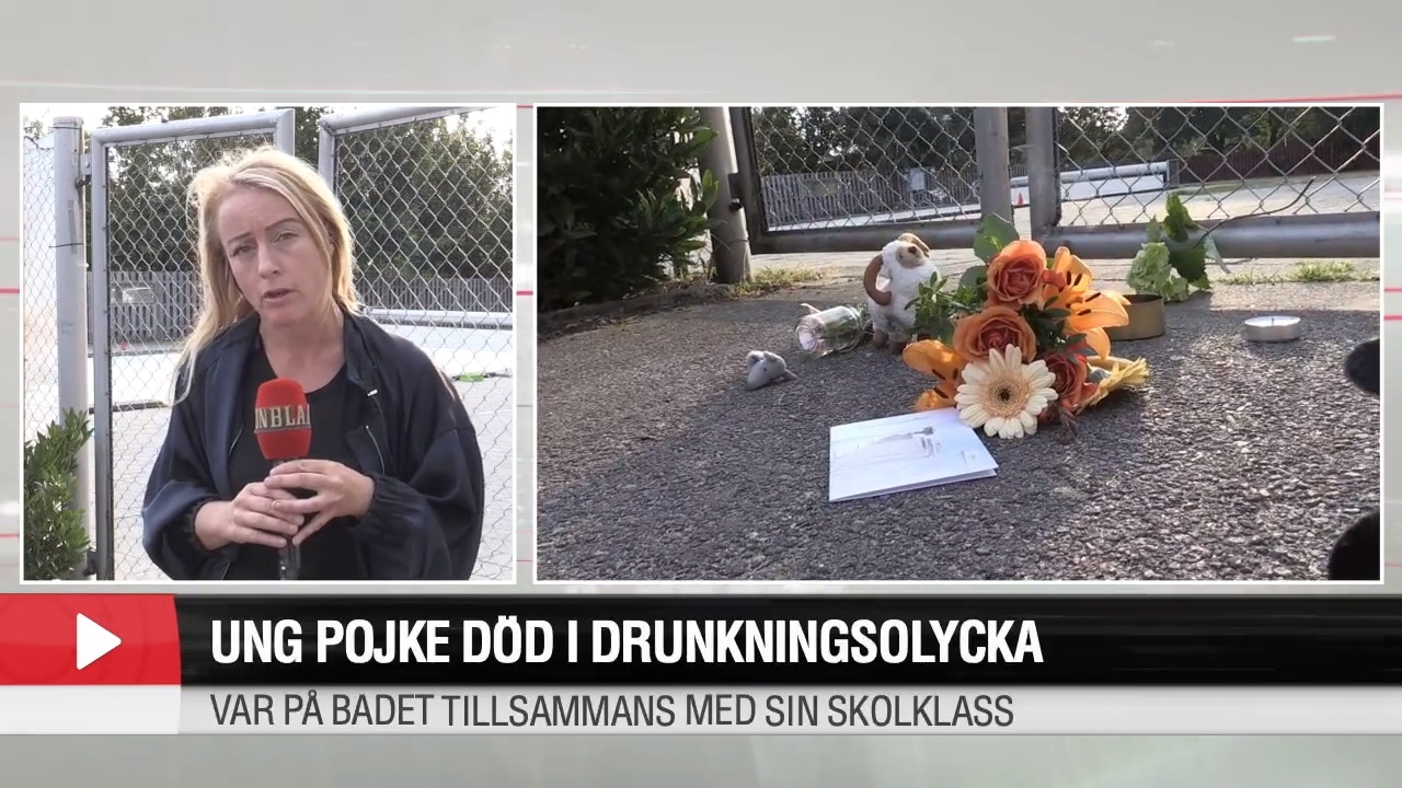 Reporter på plats vid drunkningen: ”Oerhört tryckt stämning”