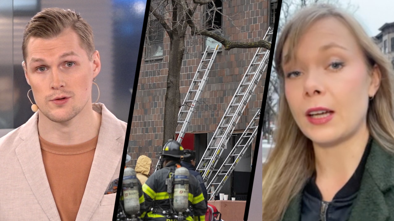 Jättebrand i New York - minst 19 döda