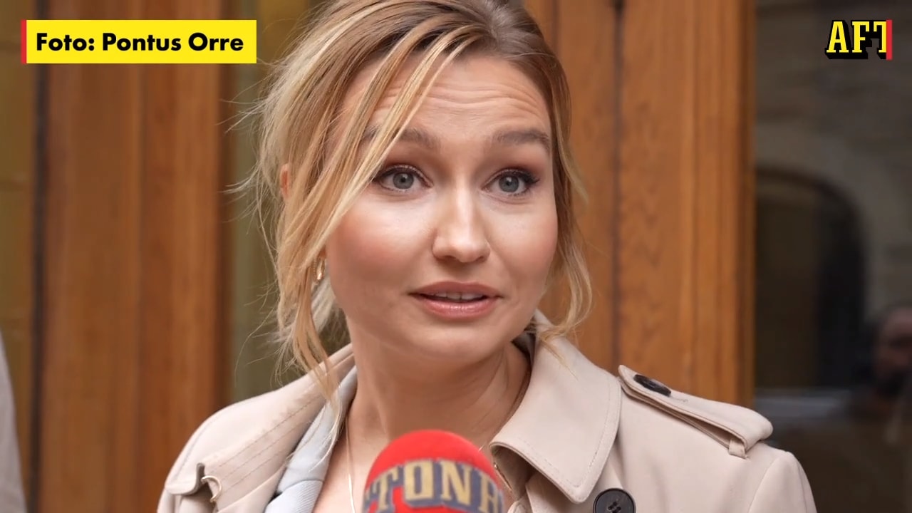 Hör Ebba Busch (KD) kommentera polisförhöret om grovt förtal