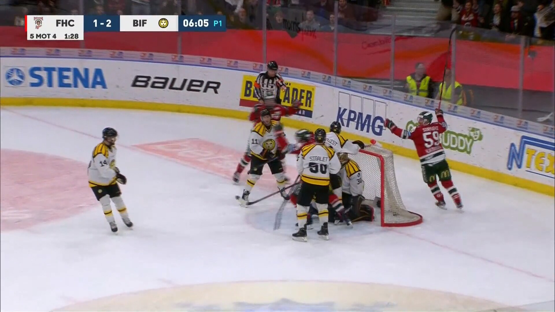 Galen målfest när Frölunda besegrade Brynäs