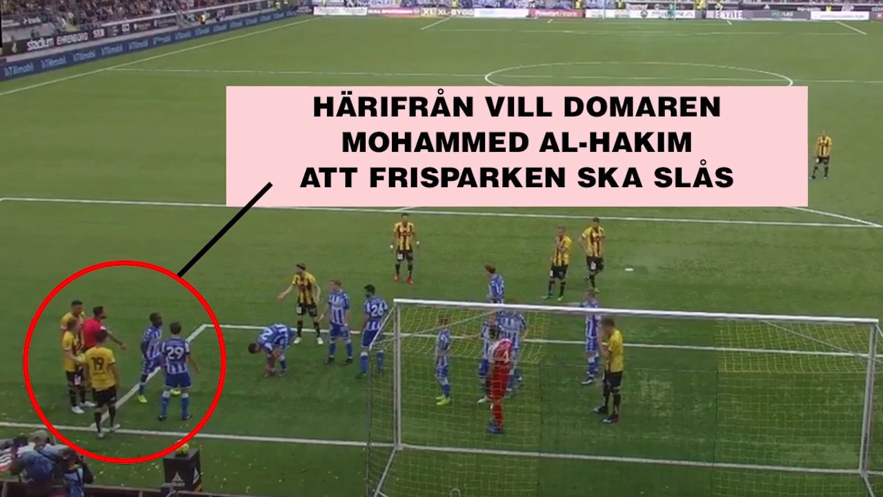 Här sker det felaktiga beslutet i derbyt