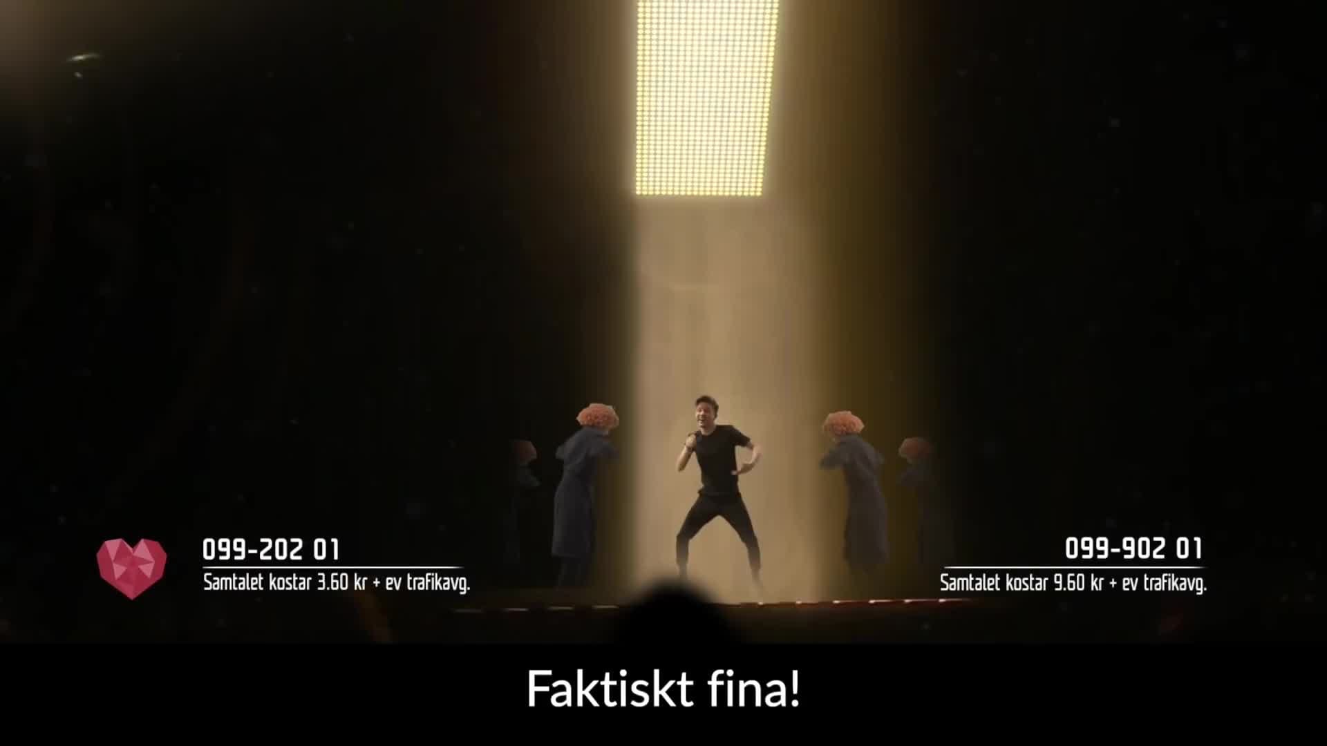 Nominerad i Årets Humorgala: Melodifestivalen parodi 2019 finalen