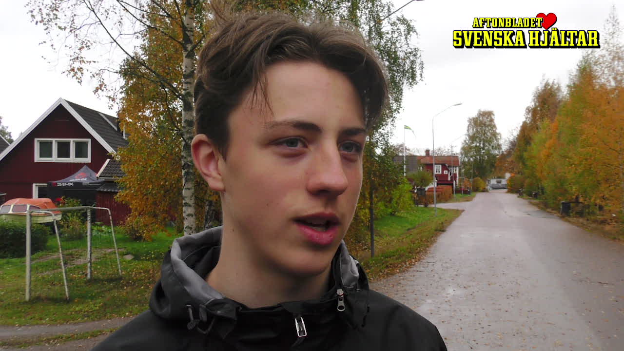 Fredrik: "Tur att jag hann säga hej då till pappa och brorsan"