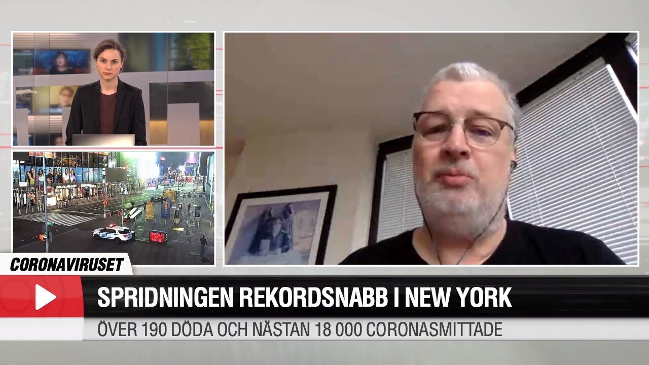 Hör Per Bjurman om den rekordsnabba spridningen i New york