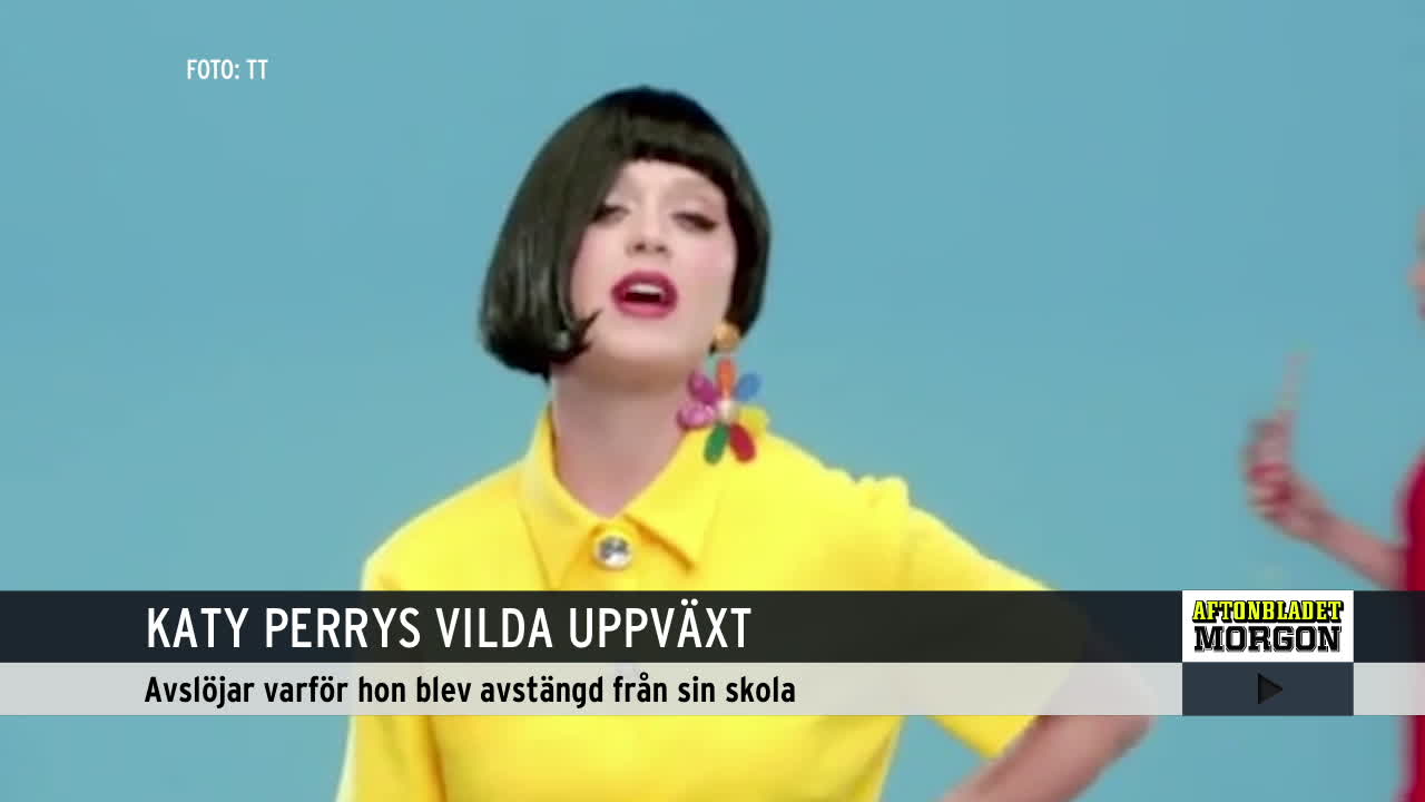 Katy Perrys avstängning från skolan: "Mycket sexuella rörelser"