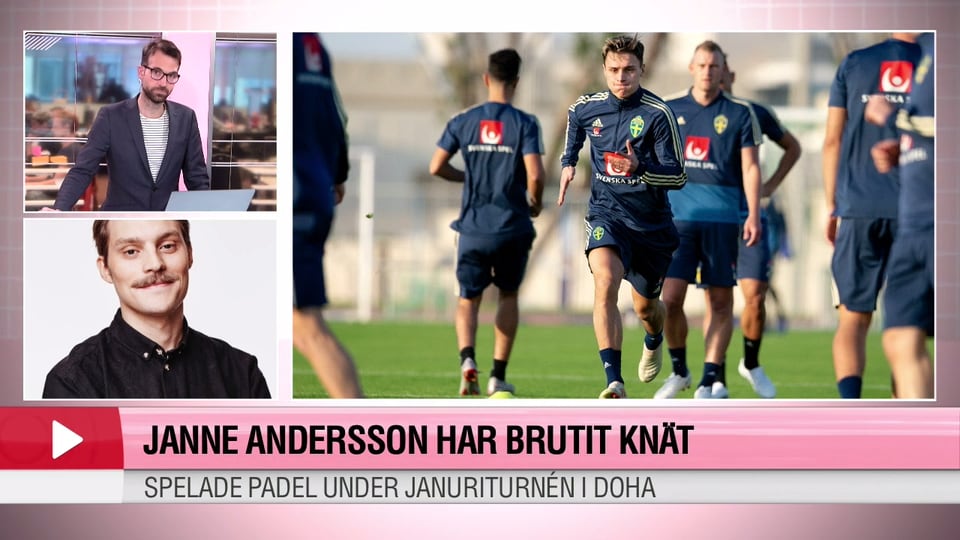 Janne Andersson: ”Har brutit knät”