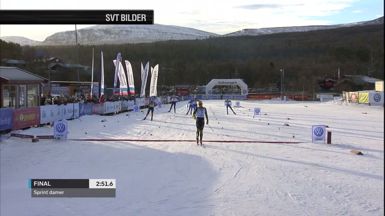 Hanna Falk överlägsen i Bruksvallarna