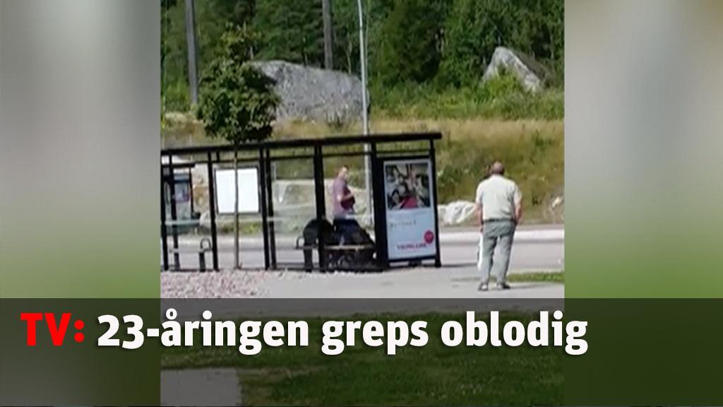 Uppgifter: 23-åringen greps oblodig