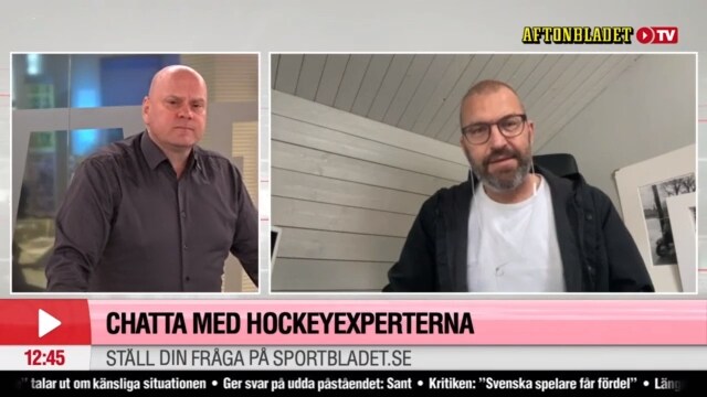 Se hela chatten med Sportbladets hockeyexperter