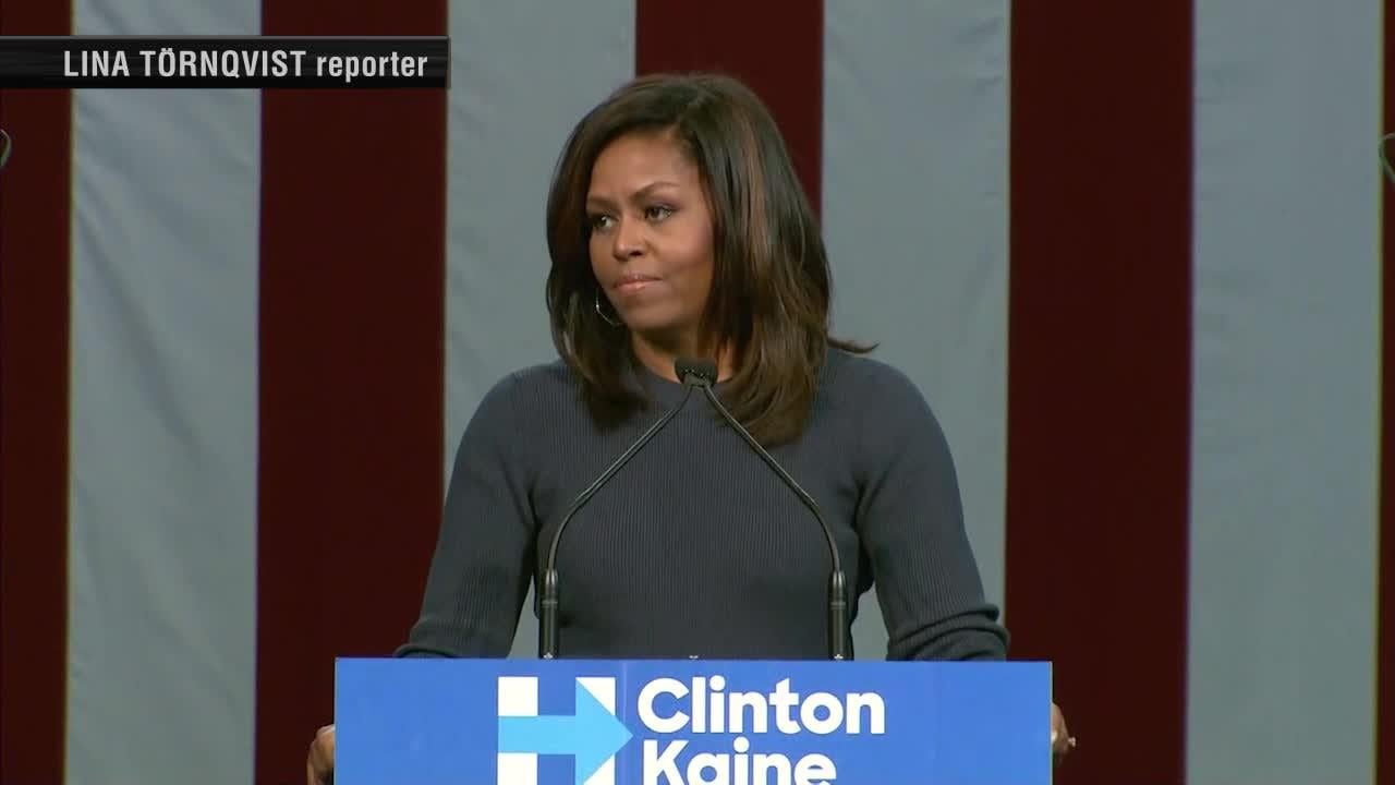 Michelle Obama till attack mot Trump