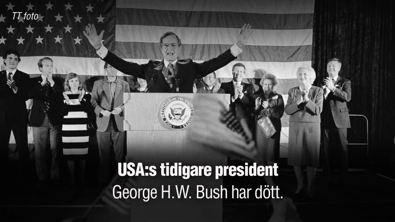 George H.W. Bush har gått bort
