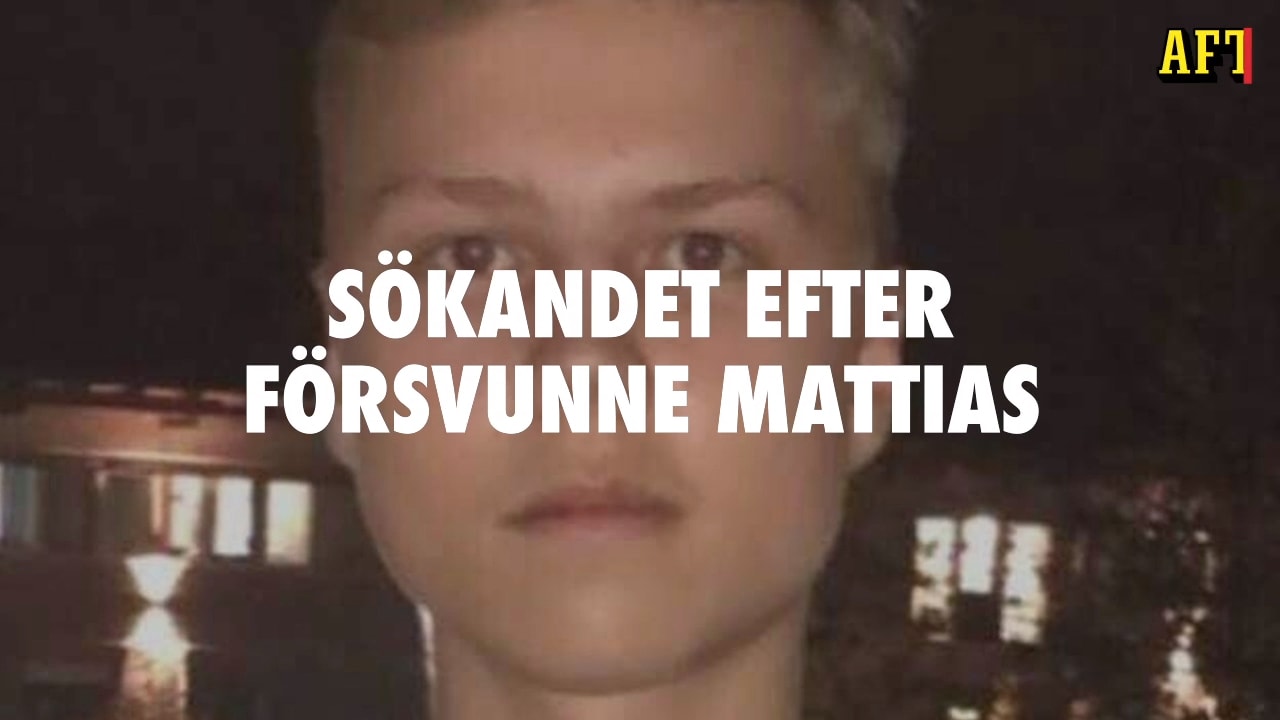 17-åriga Mattias försvunnen - detta har hänt