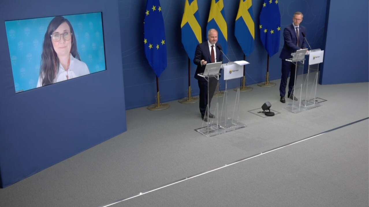 Se hela pressträffen om nya förslag för att stoppa mäns våld mot kvinnor