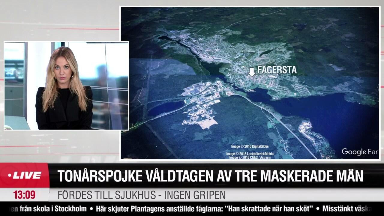 Pojke grovt våldtagen av maskerade män – polisutredning pågår