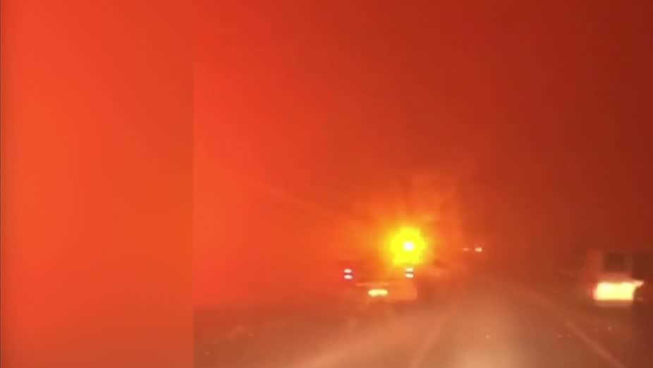 Kändisarnas bilder från bränderna berör