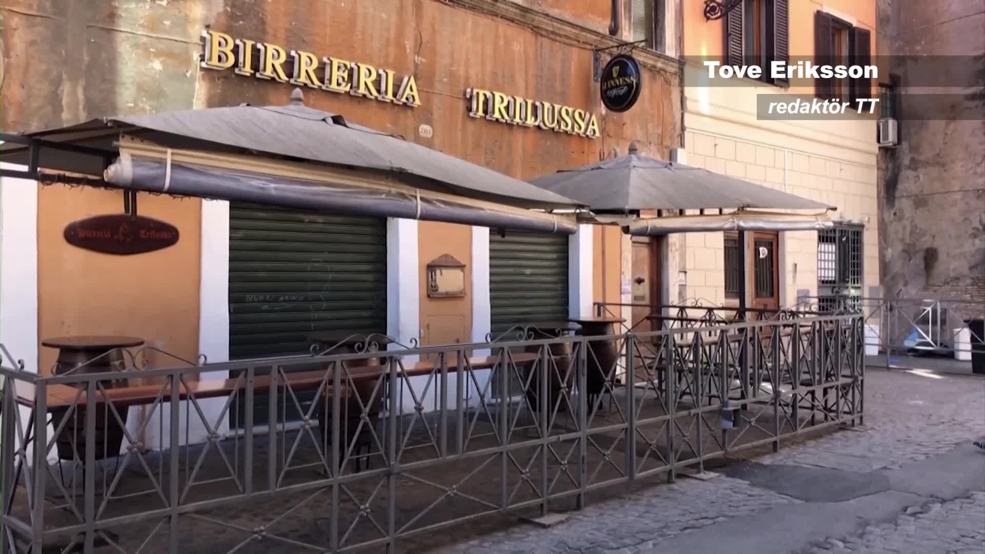 Italienarna sjunger mitt i viruskrisen