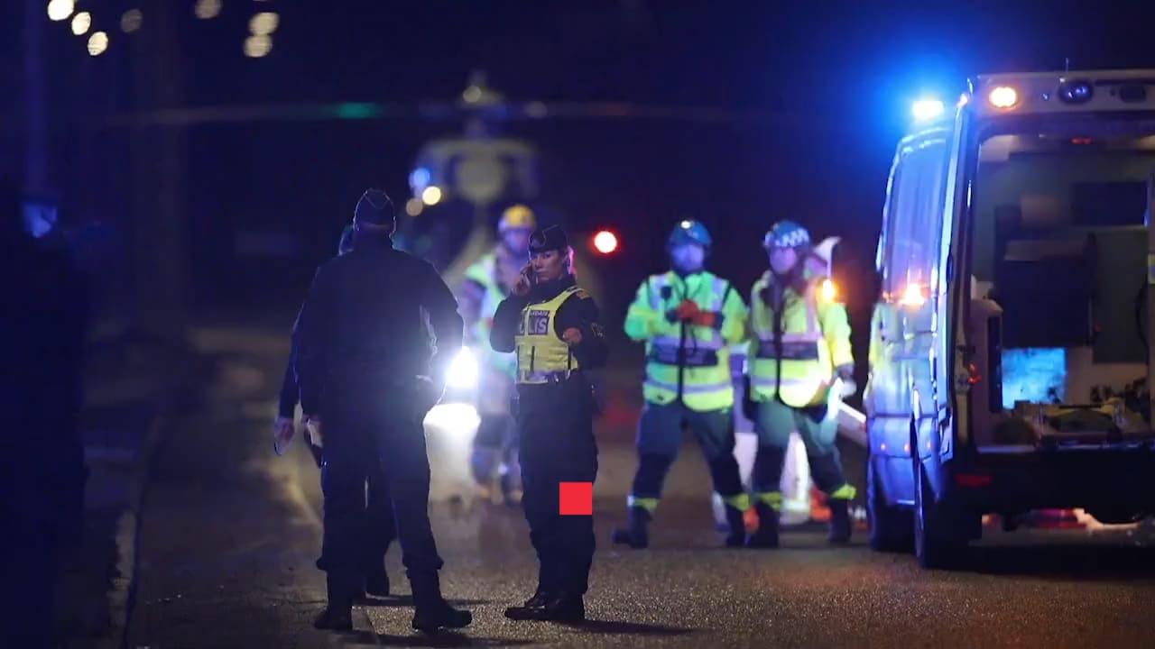 Svår olycka efter polisjakt