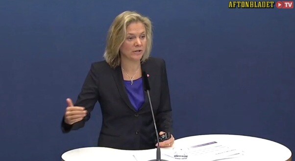 Magdalena Andersson om budgeten