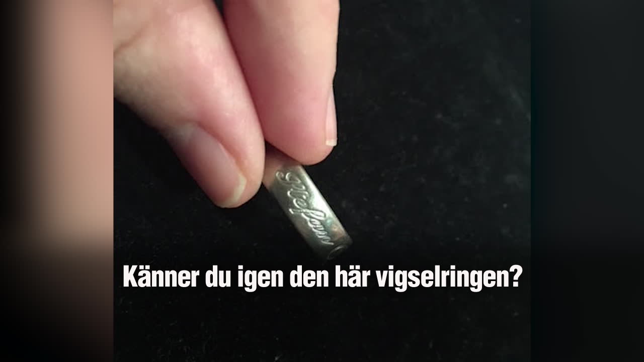 Joanna söker efter Stefan och Anna - hittade vigselring på stranden